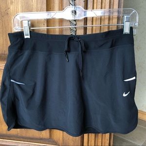 Nike Drifit Black skort skirt for running, tennis
